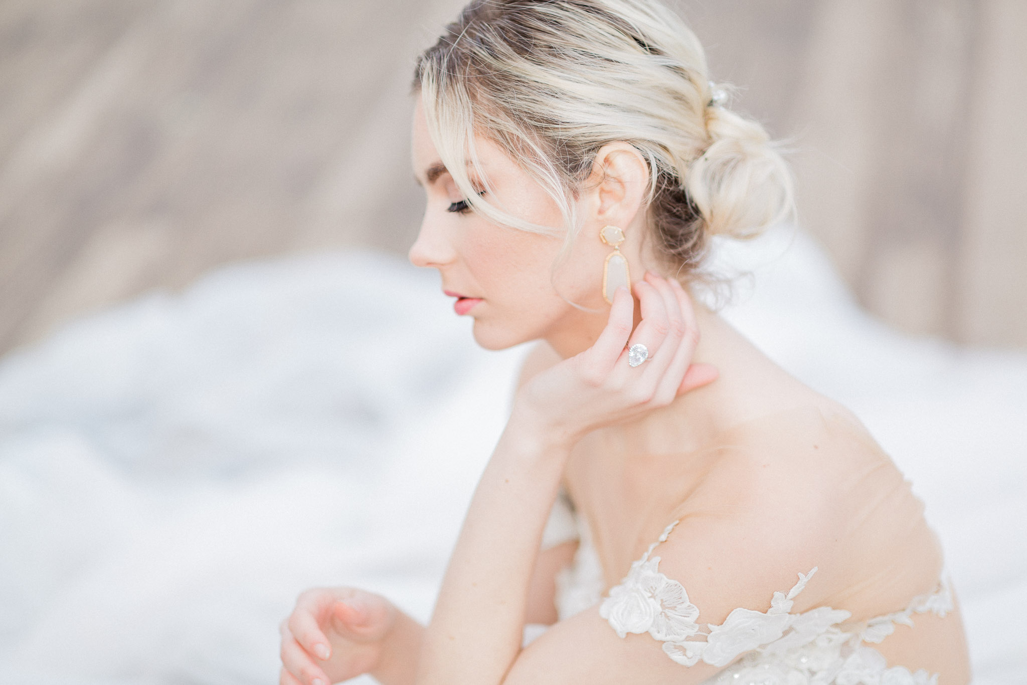Jewelry details-Central Park Wedding Editorial Shoot