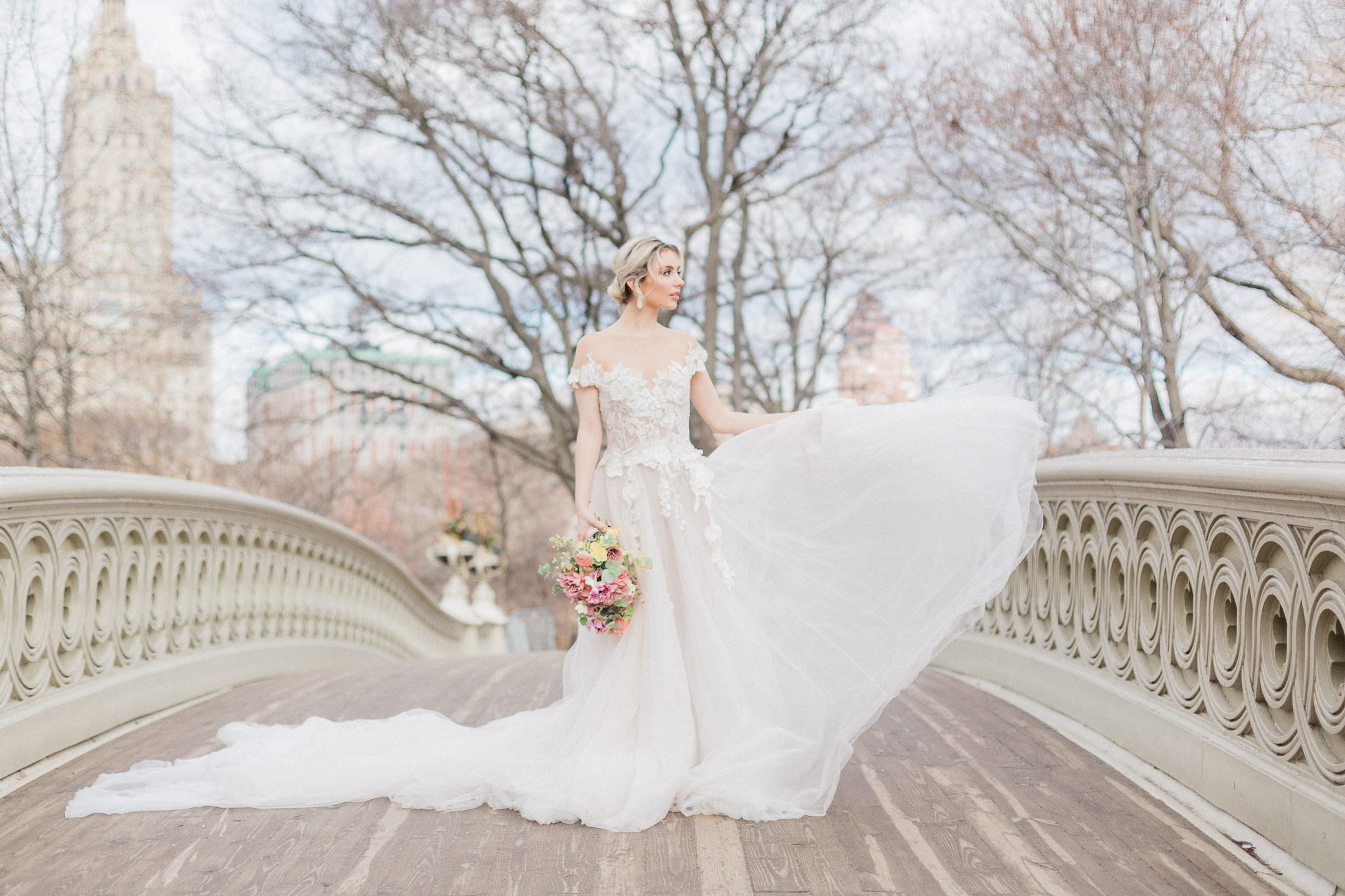 Central Park Bridal Fashion - Wedding Editorial - Galia Lahav dress