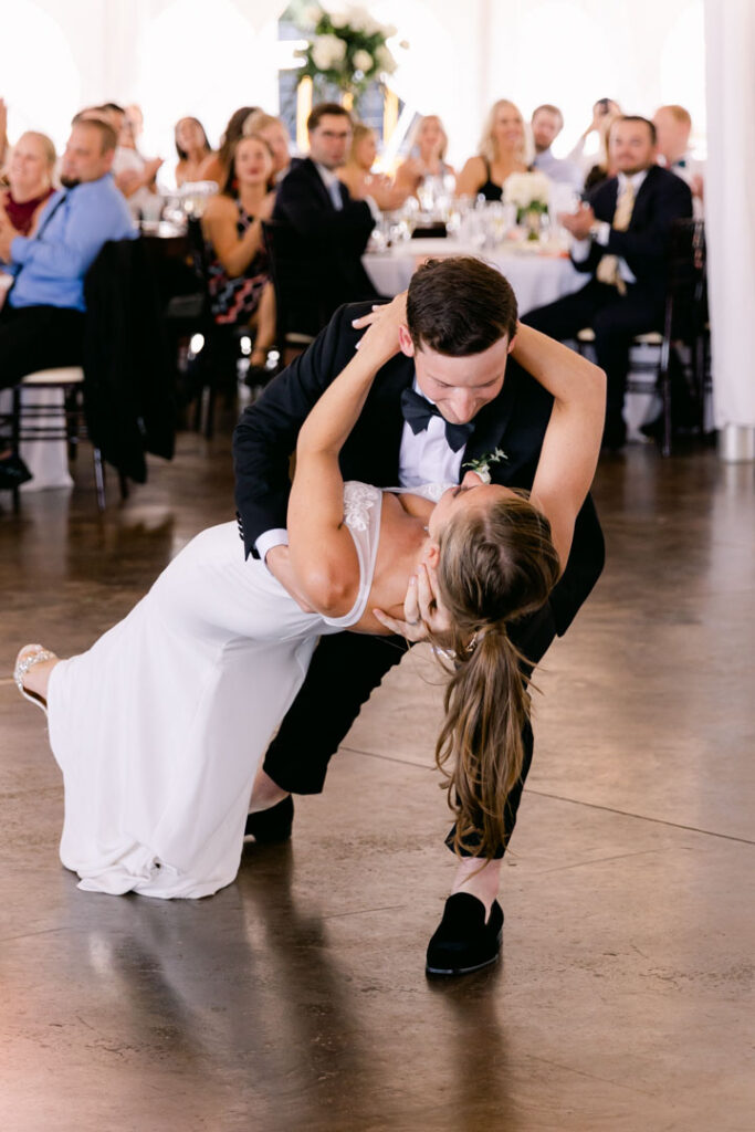 First Dance- Eastern Shore wedding- Bohemia Overlook