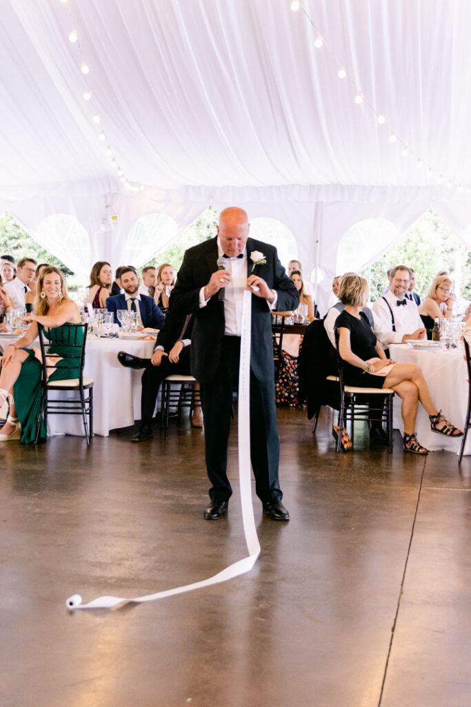 Father Speech- Eastern Shore wedding- Bohemia Overlook