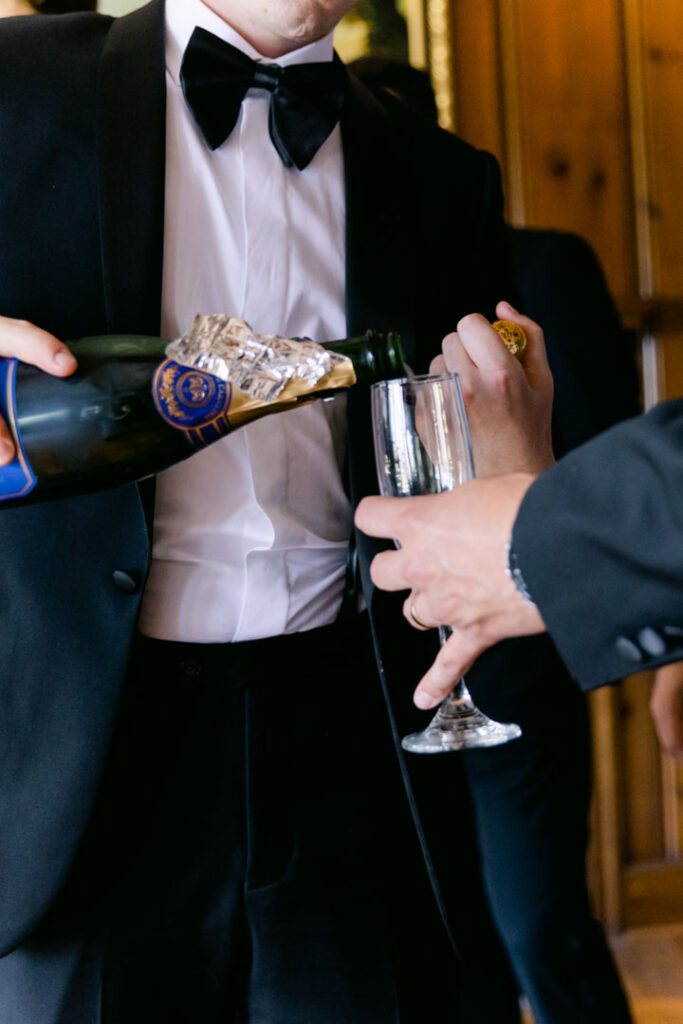 Champagne Toast- Eastern Shore wedding- Bohemia Overlook