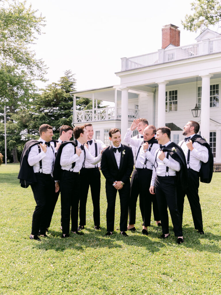 Groomen - Eastern Shore wedding- Bohemia Overlook