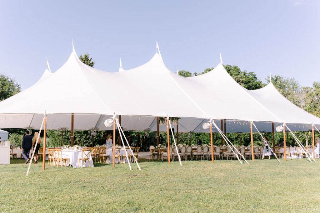 Outdoor Tent Reception at Inn at Perry Cabin- Eastern Shore Maryland