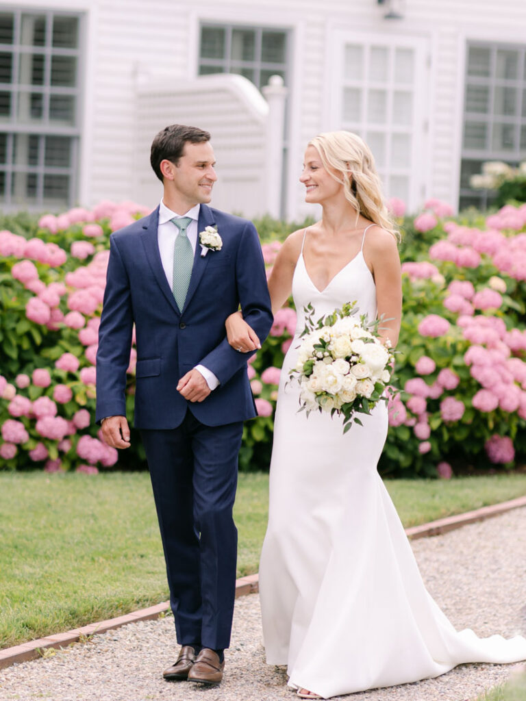 Bride and Groom- Eastern Shore Wedding- Inn at Perry Cabin