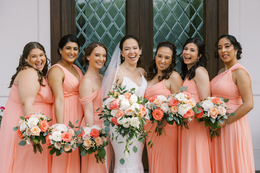 The Mill Lakeside Manor wedding party portraits