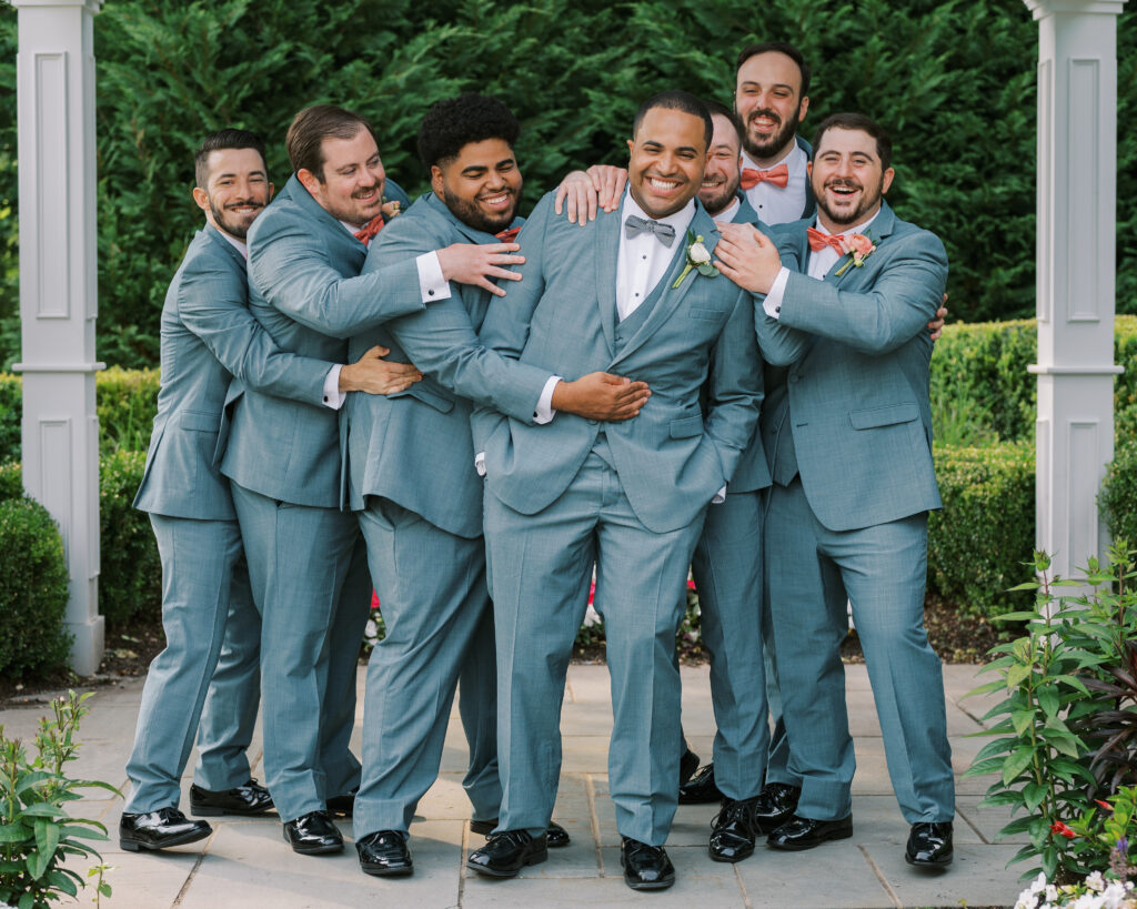 The Mill Lakeside Manor wedding party portraits
