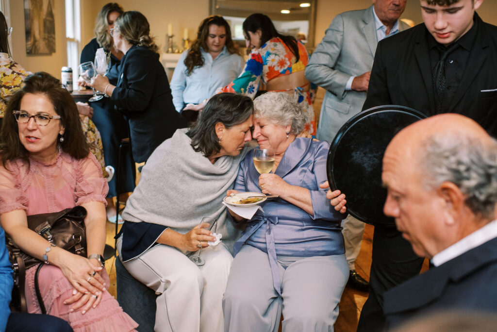 Family having a moment