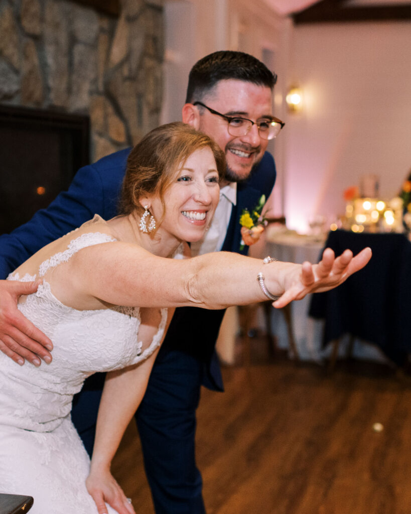 Couple smiling for the camera