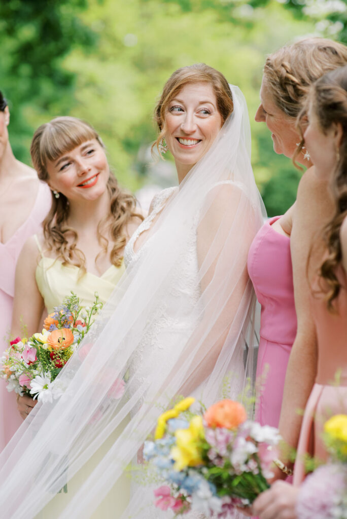 Bridal party portraits, The Inn at Millrace Pond, New Jersey Wedding, 