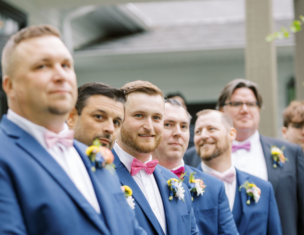 Groomsmen at alter