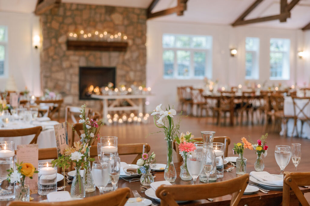 Reception space in The Inn at Millrace Pond