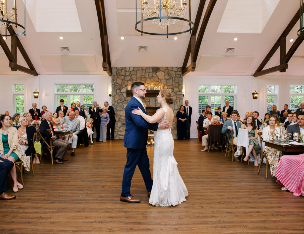 Couple Dancing at the Inn at Millrace Pond