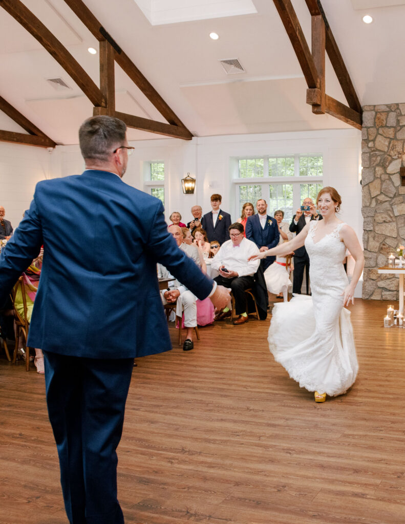 Wedding Couple Doing First Dance