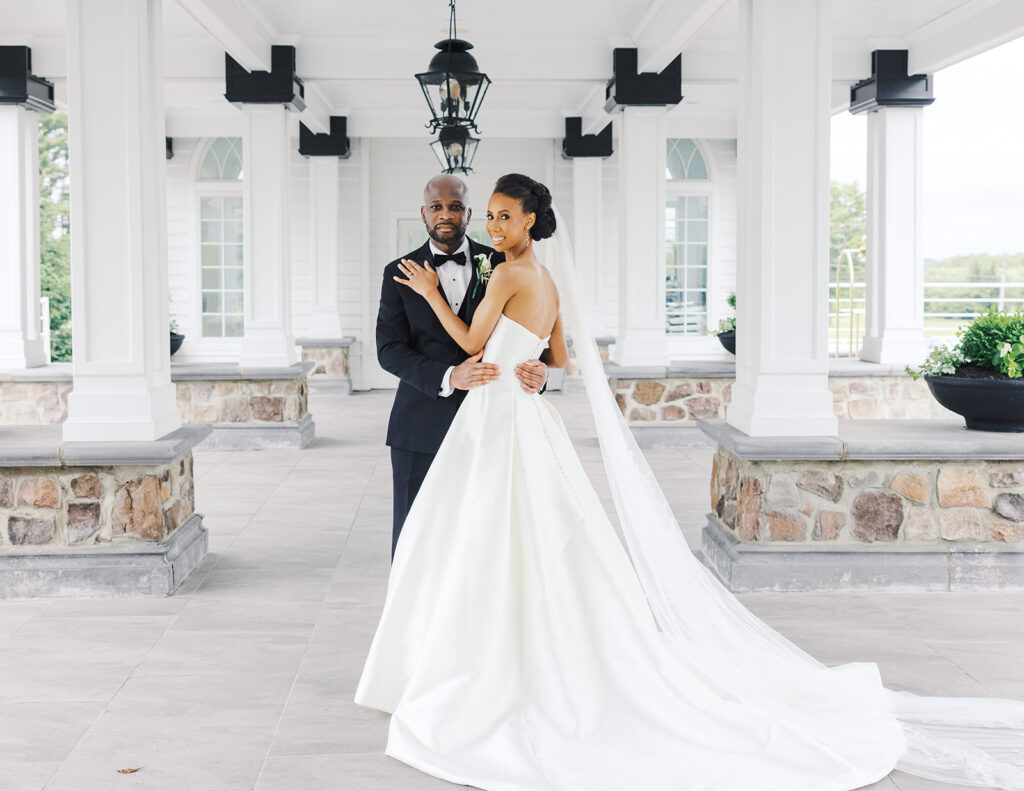 Wedding Portraits with couple at with photos by Simone Jaramillo Photography