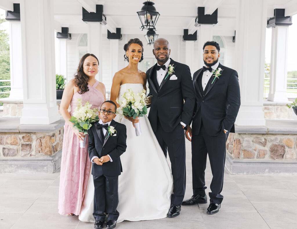 Bridal Party portraits for a Ryland Inn Summer Wedding