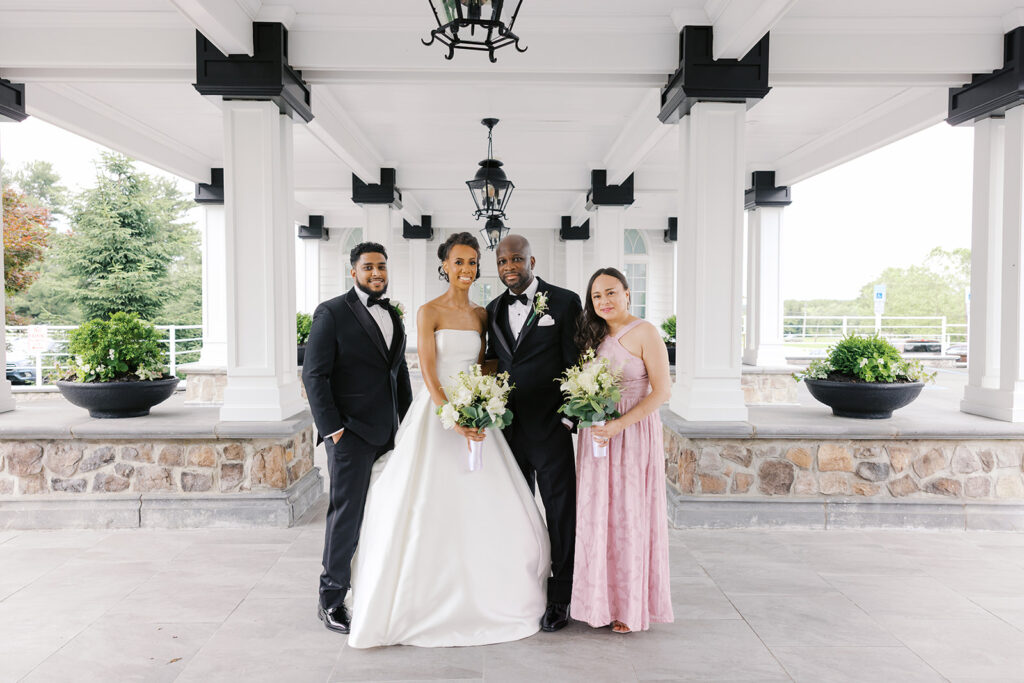 Bridal Party portraits for a Ryland Inn Summer Wedding