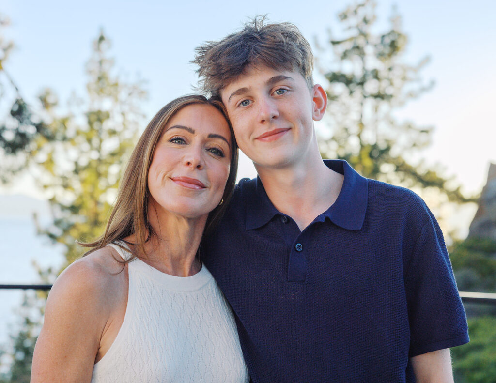 Teen Portrait with mom at Lake Tahoe