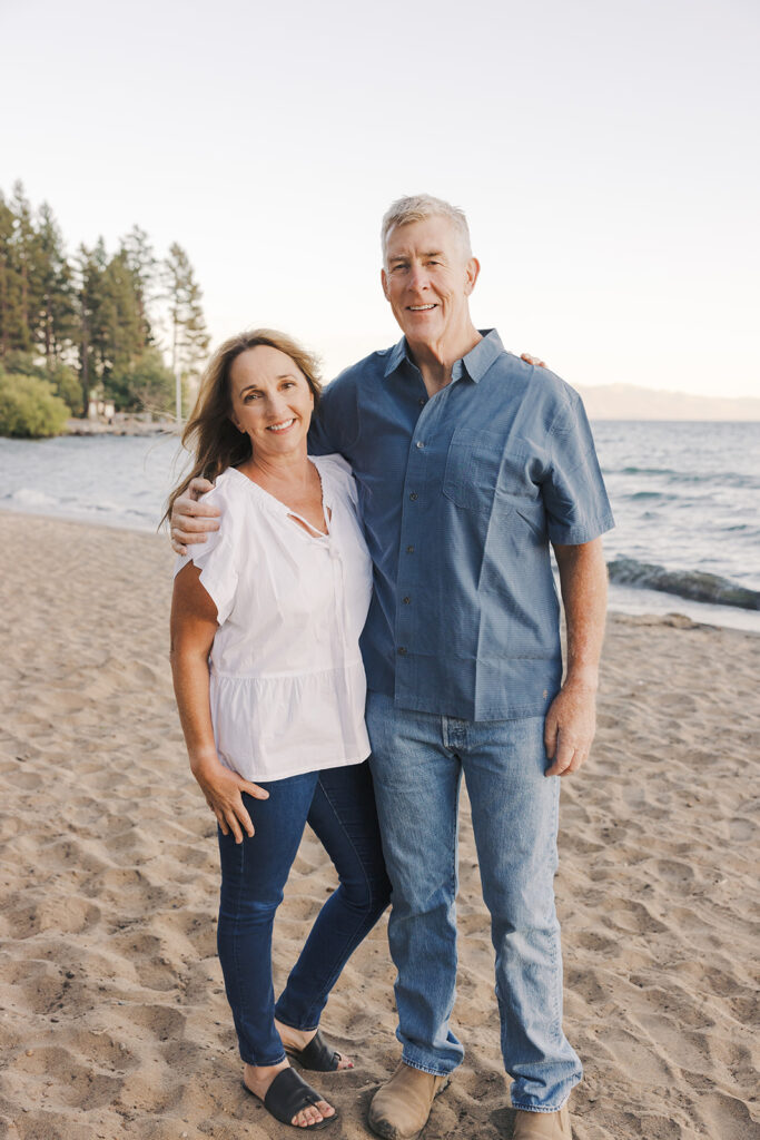surprise photos for grandmas birthday at Kings Beach