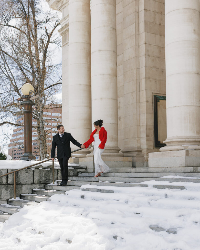 Downtown Reno engagement with Simone Jaramillo Photography