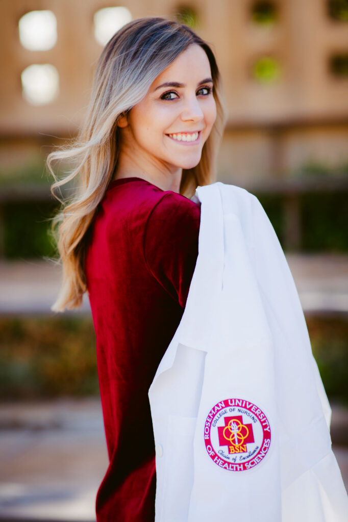 College senior portraits on UNR campus Reno Nevada with Simone Jaramillo Photography